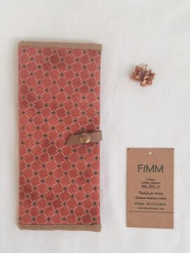 Ví linen dài nhiều ngăn f08