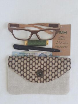 ví 2 ngăn linen lớn F06