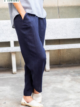 QUẦN DÀI LINEN MÀU XANH DƯƠNG *tạm hết*