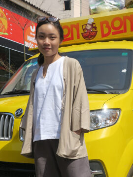 ÁO KHOÁC LINEN NÚT CÀI MÀU KEM NHẸ NHÀNG PHONG CÁCH KIMONO NHẬT