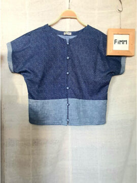 Áo SuKa 0.2 Thiết Kế Tay Liền Vải Linen Nhật Hoa Văn Nhí