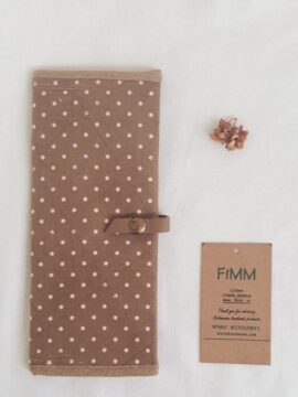 Ví linen dài nhiều ngăn f04