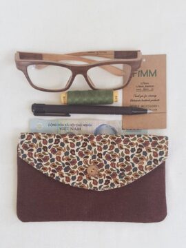 ví 2 ngăn linen lớn F12