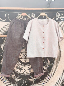 Sét Phối Đồ Đẹp 09 - Phối Đồ Linen Thiết Kế Đẹp