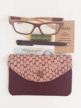 ví 2 ngăn linen lớn F01