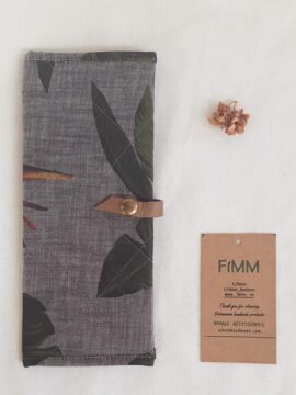 Ví linen dài nhiều ngăn f15