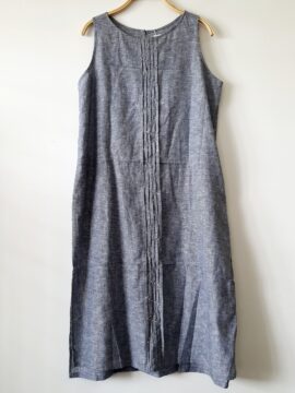 Đầm Linen Xám Xanh