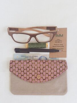 ví 2 ngăn linen lớn F04