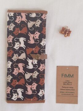 Ví linen dài nhiều ngăn f16