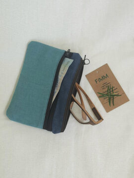 ví 2 ngăn linen lớn F22