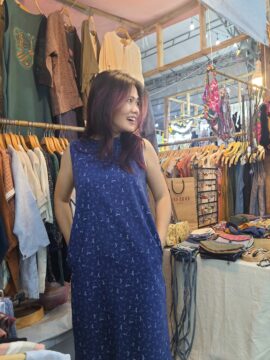 ĐẦM LINEN NHẬT THIẾT KẾ  CỔ V THANH LỊCH FORM NHỎ FIMM