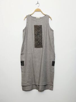 ĐẦM LINEN THIẾT KẾ PHỐI THỔ CẨM SAPA FIMM