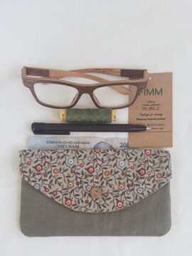 ví 2 ngăn linen lớn F09