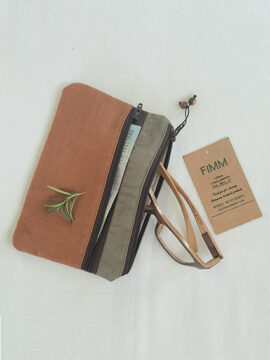 ví 2 ngăn linen lớn F18