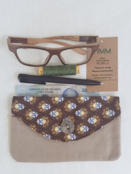 ví 2 ngăn linen lớn F05